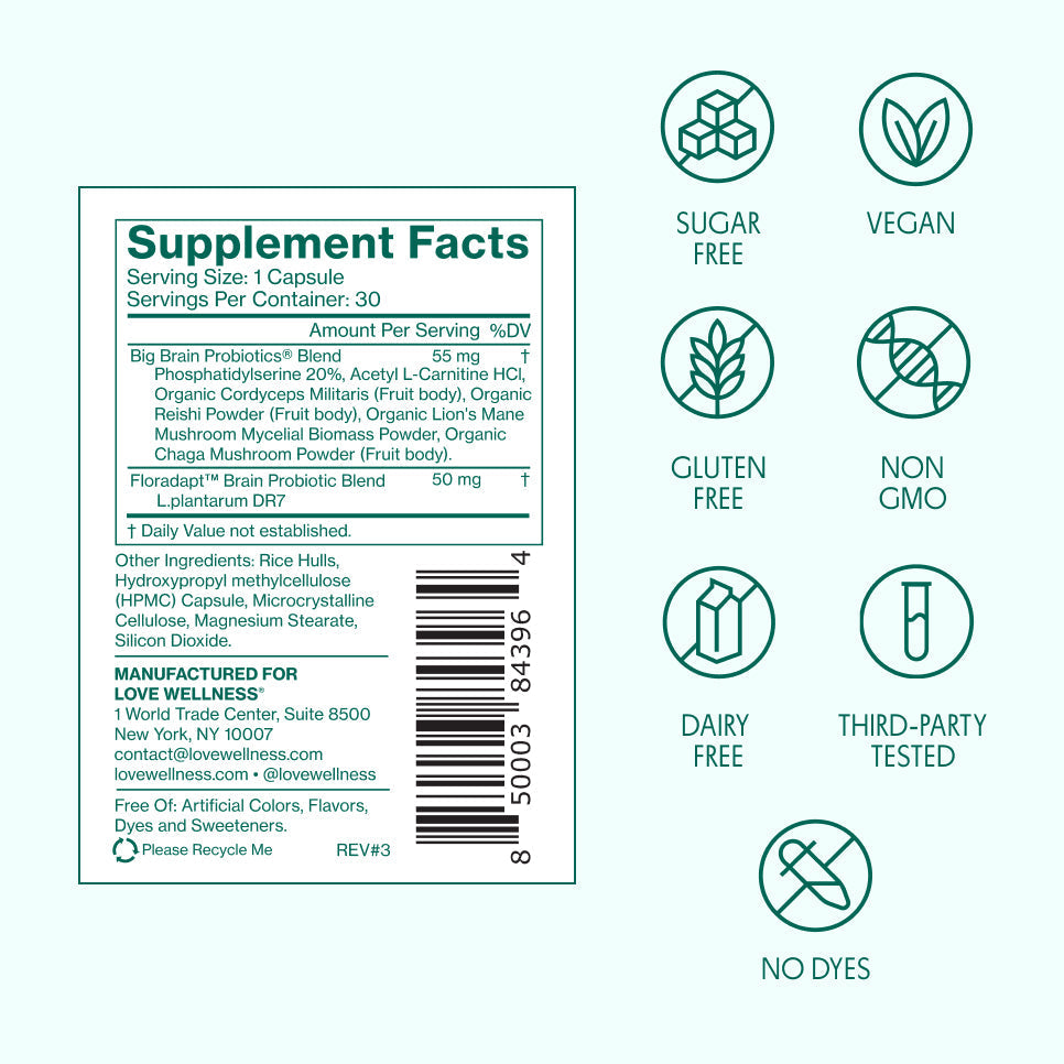 Big Brain Probiotics® #067YP