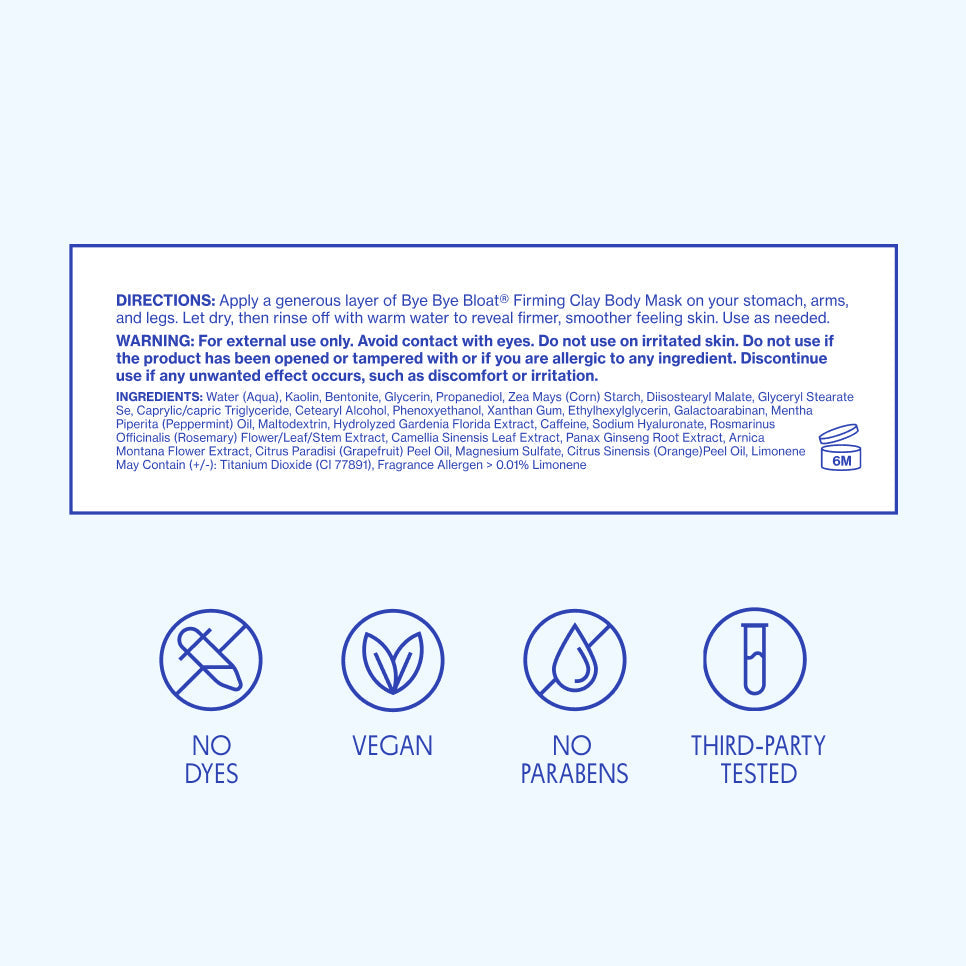 Bye Bye Bloat® Firming Clay Body Mask #063EP